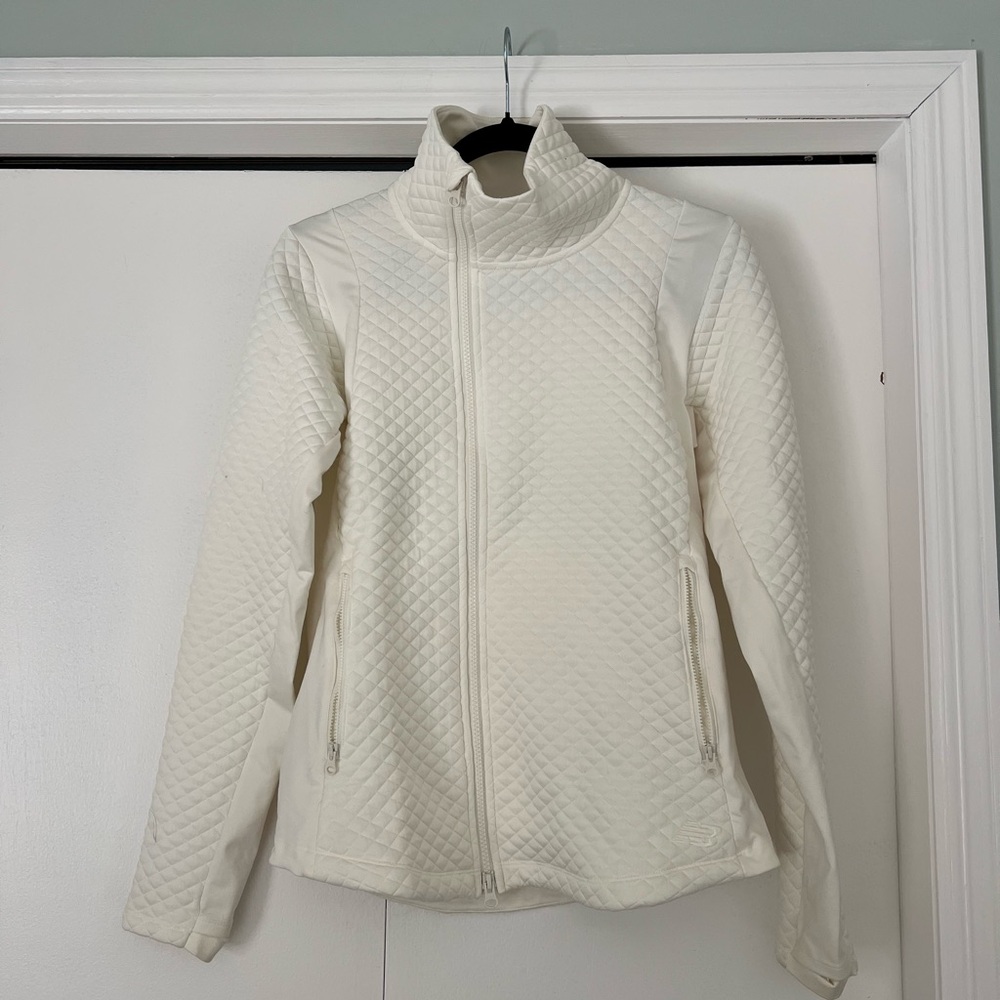 New Balance Women's Quilted White Jacket